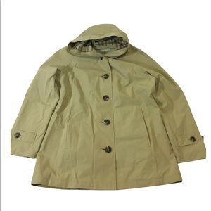 LL Bean coat, NWT, petite, medium, Khaki, $85